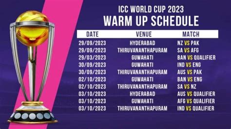 cricket world cup warmup matches schedule date time venue and hot sex