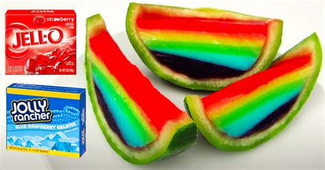 Rainbow Jelly Watermelon Candy
