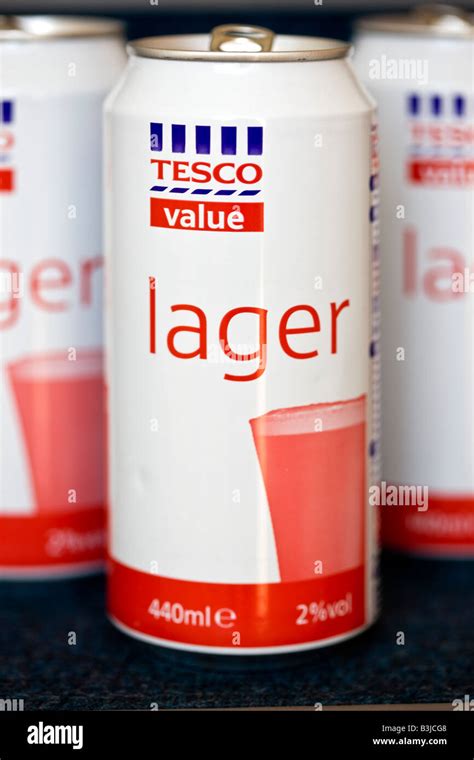 Cans Of Tesco Value Lager Stock Photo Royalty Free Image 19459336 Alamy