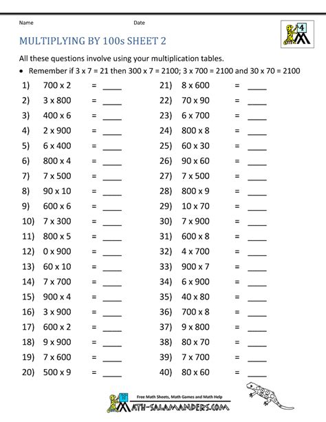 Having a good understanding of basic facts is critical to help make learning more difficult math problems easier for the student. Multiplication Fact Sheets