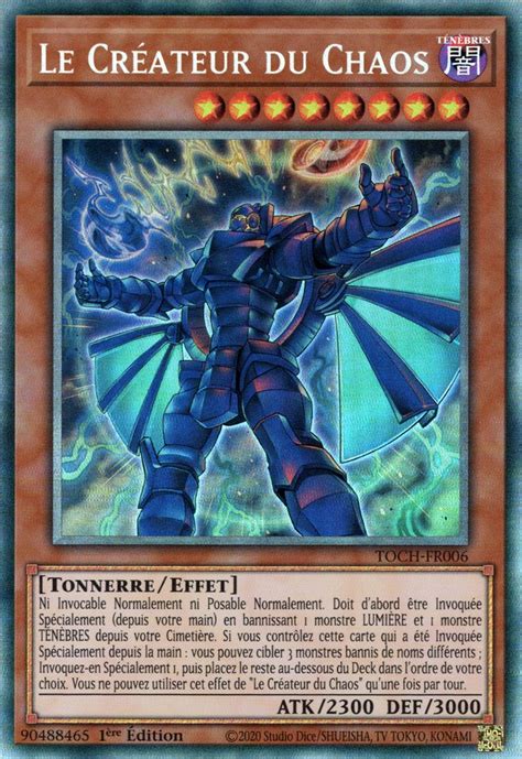 New rarity collector rare x toon chaos yugioh opening. TOCH-FR006 Le Créateur du Chaos