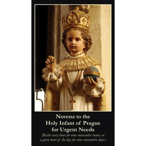 Prayer Cards Holy Cards Infant Of Prague Novena Prayer
