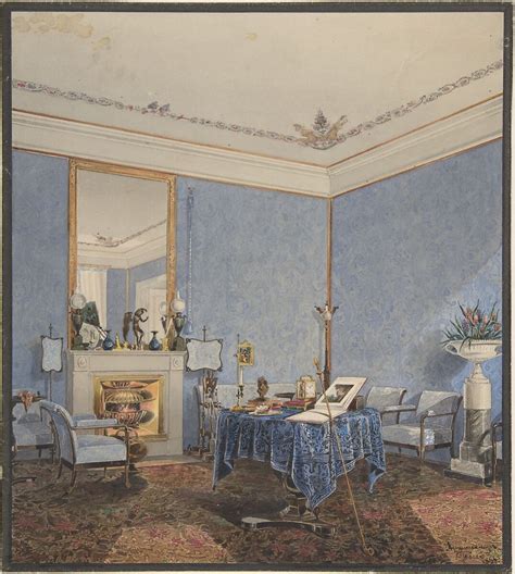 Anonymous Italian 19th Century Interior Of A Drawing Room The