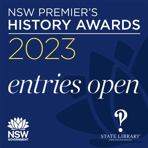 History Council Of Nsw On Twitter Entries For The 2023 Nsw Premiers