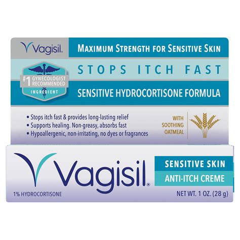 Vagisil Anti Itch Vaginal Creme Maximum Strength 1 Oz Walmart Com
