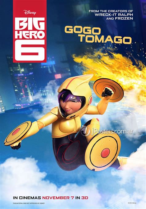 Ultimate 3d Movies Big Hero 6 Six Character Posters Nov 2014