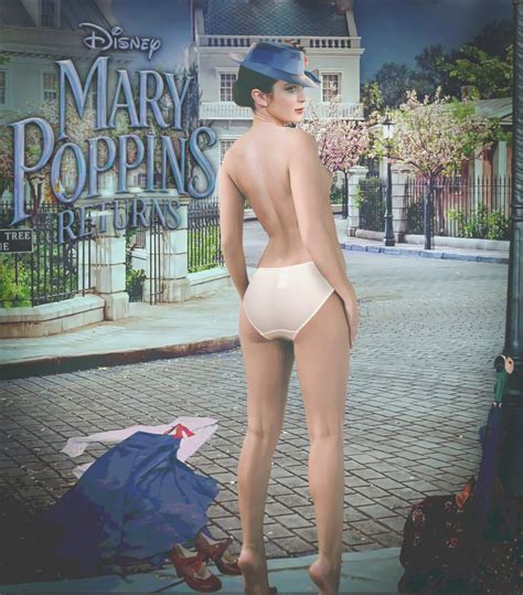 Rule 34 Barefoot Breasts Disney Emily Blunt Feet Hat Hat Ribbon Kyle Phalanx Mary Poppins Mary