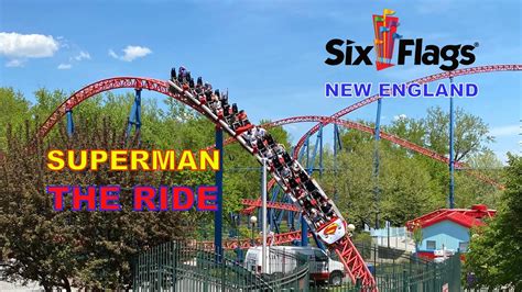 Superman The Ride Offride Footage Six Flags New England Youtube
