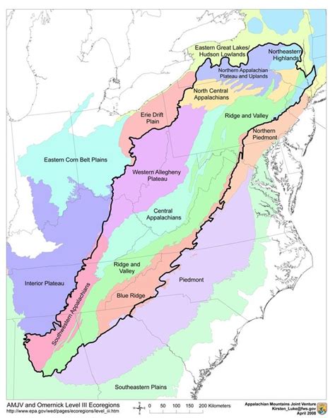 Incredible Appalachian Mtns On Us Map 2022 Us Folder
