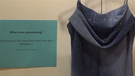 Project Honors Victims Through What Were You Wearing Survivor Art Installation