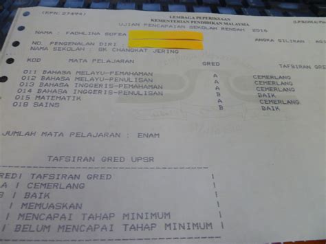 In original asian accent 今天, 我说中文教你如何upsr考试全科aaa. My Sweet Memory: RESULT UPSR 2016