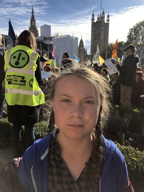 An illustrated timeline of how greta thunberg rose from a solo campaigner to the leader of a global movement in 2019. Extinction Rebellion - Richard Priestley