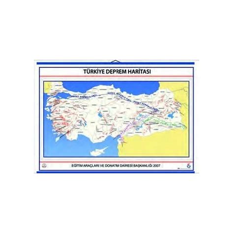Edulab Türkiye Deprem Bölgeleri Haritası Kaplı ve Çıtalı Fiyatı