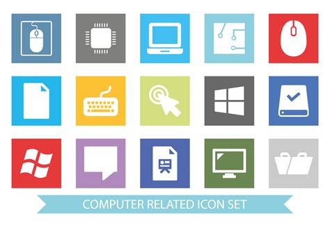• in this video i'm going to be showing you my tips and tricks on how to customize your desktop aesthetic. Computer Accessories Icon Set - Download Free Vector Art ...