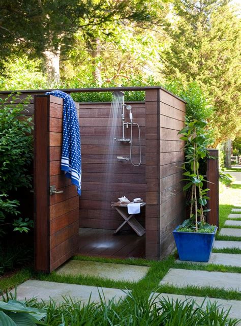 Build A Simple Outdoor Shower
