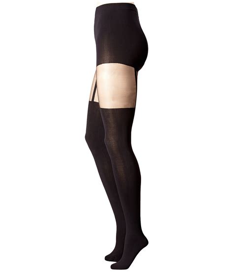 pretty polly plus size curves suspender tights at