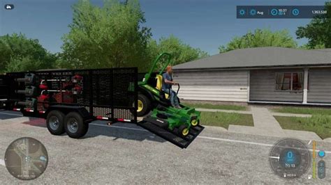 Big Tex 10pi Landscape Trailer V1 2 Farming Simulator 19 17 15 Mod