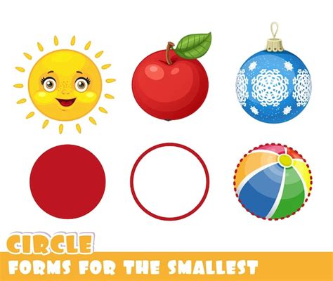 Premium Vector Forms For The Smallest Circle And Objects Having A