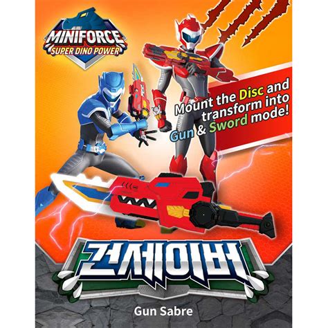 Toytron Miniforce Super Dino Power Gun Sabre Korea E Market
