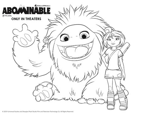 Abominable snowman goosebumps coloring pages. Pin on Printables