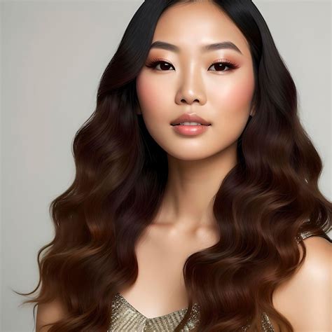 Premium Ai Image Asian Hairstyle Woman Ai Generated
