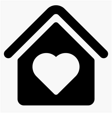 House With Heart Shape Svg Png Icon Free Download House With Heart