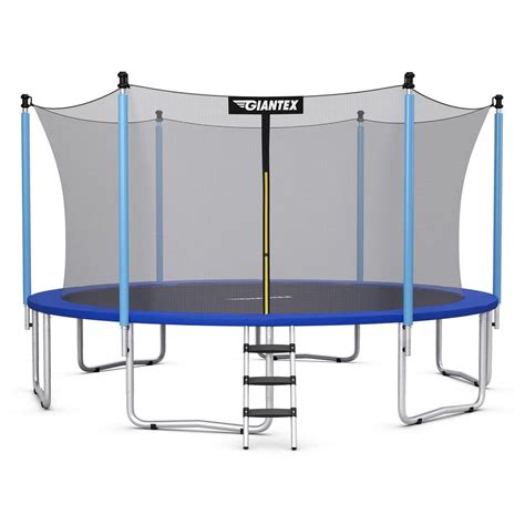 Giantex Trampoline 12ft 14ft 15ft Outdoor Trampoline With Safety