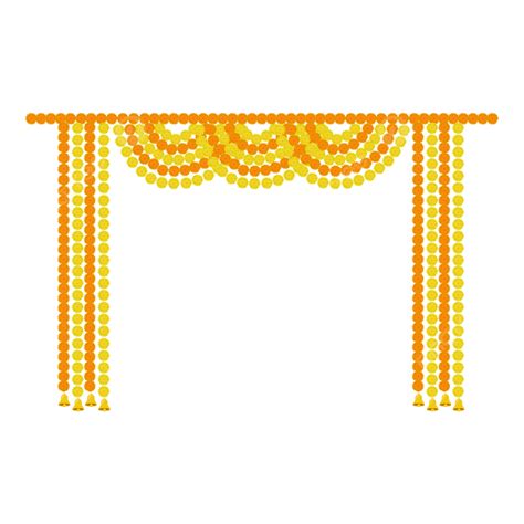 Toran Marigold Decoration Ganesh Chaturthi Diwali Karwa Choth Indian