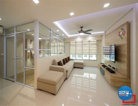 From decorating walls, to designing the interior, get inspired by these living room design your living room is a place for rest and unwinding, no matter the time of day. Absolook Interior Design Pte Ltd Hdb Bto 5 Room Sunshine ...