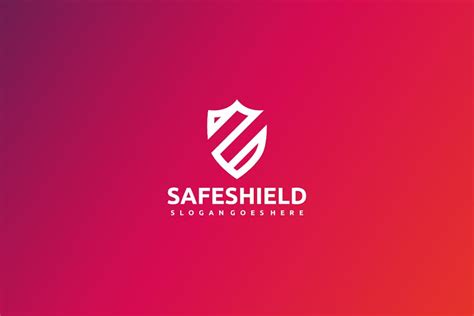 Safety Shield Logo Design Template Place