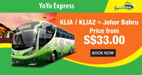 Klia has a variety of bus service that can take you to several destinations in within peninsula malaysia. Yoyo Bus Klia2 - Jrocks