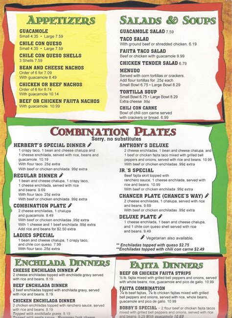 The Menu For An Appetizers And Soups Restaurant