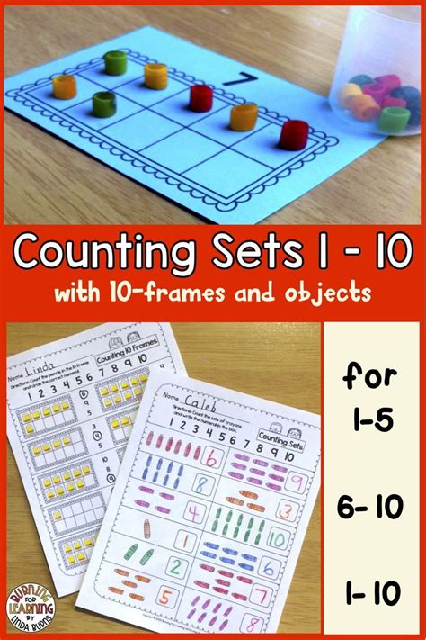 counting sets    images math station activities math