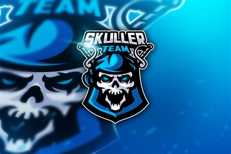 A team logo shows its importance for it will enhance the sense of cohesion. Skuller Team - Mascot & Esport Logo ~ Logo Templates ...