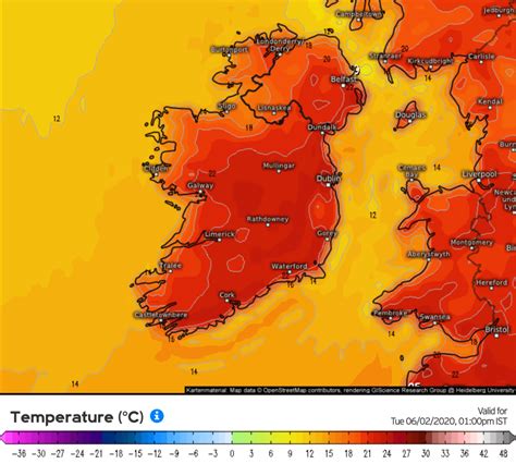 Irish Weather Forecast Met Eireann Say Temperatures To Hit 27c Again
