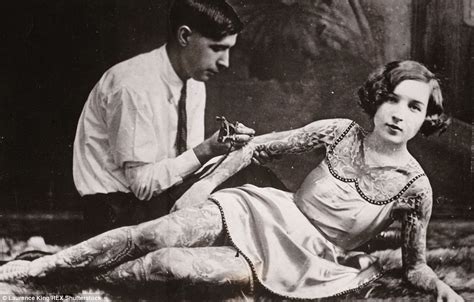 Vintage Photographs Reveal Tattoo Mad Men And Women With Inkings From