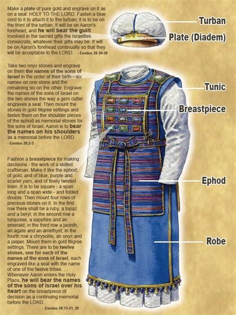 The High Priests Garments Images Bible Bible Pictures Priestly
