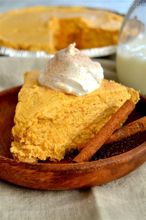 No Bake Pumpkin Marshmallow Pie Best Thanksgiving Desserts Popsugar