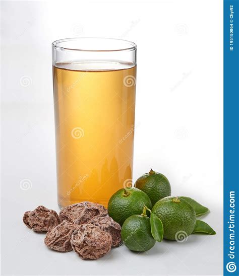 Sour Plum And Lime Juice Malaysia Popular Drink Stock Photo Image Of