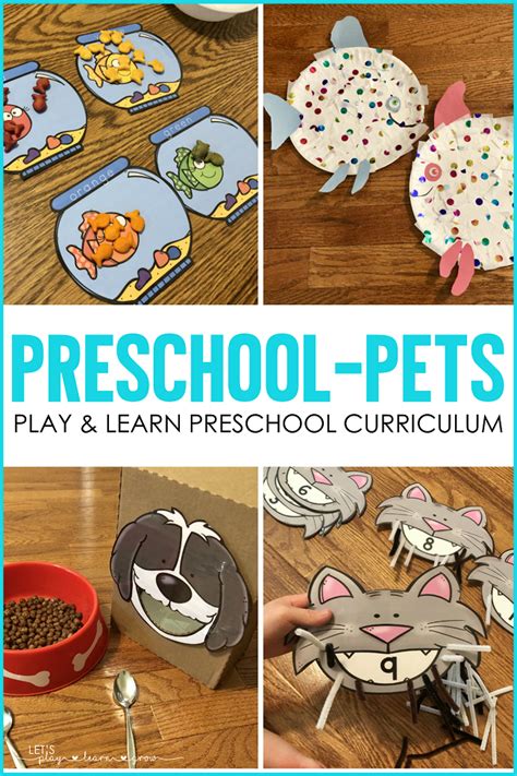 Pet Themed Preschool Activities Lets Playlearngrow