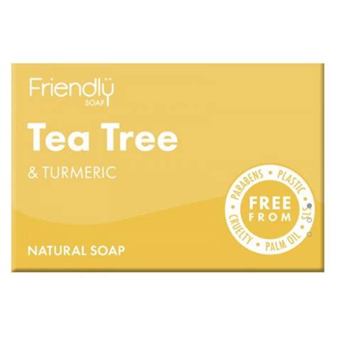 Tea Tree And Turmeric Soap In 95g From Friendly Soap