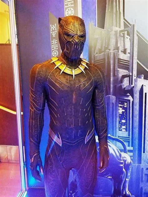 Erik Killmongers Golden Jaguar Suit From Black Panther On Display At