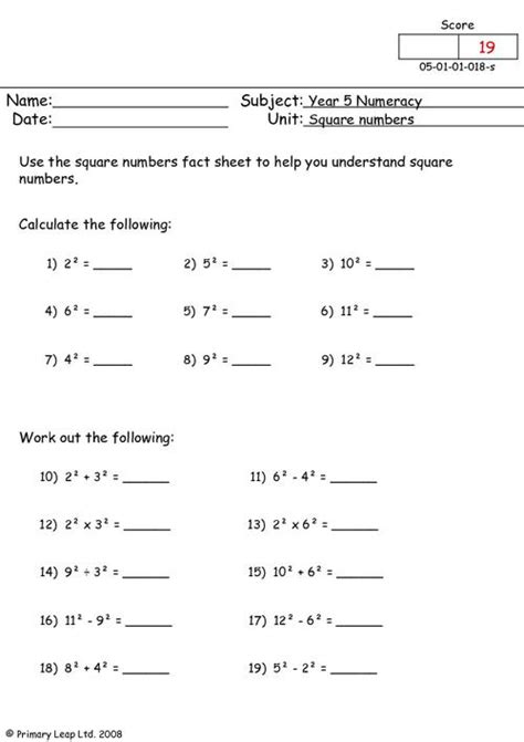 11 Best Images of Worksheets Multiplying Difference Of Squares
