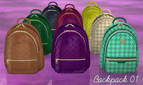 My Sims 4 Blog Decorative Backpacks By Helen