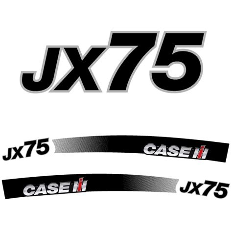 Decals And Emblems Case Ih International Stickerset Case Jx75