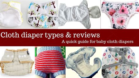 Cloth Diaper Types And Their Reviews Quick Guide About All Cloth Diapers Pros And Cons Youtube