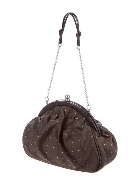 Prada Satin Evening Bag Handbags Pra141329 The Realreal