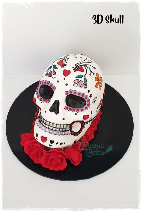 3d Skull Cake Skull Cake Custom Cake Toppers Hand Sculpted