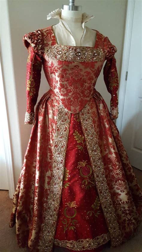 Women S Renaissance Dress Elizabethan Tudor Costume Etsy Uk
