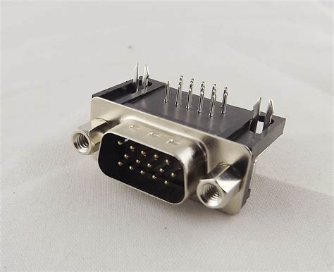 Plastic Db15m D Sub Db15 2 Rows 15 Pin Male Plug Solder Type Adapter
